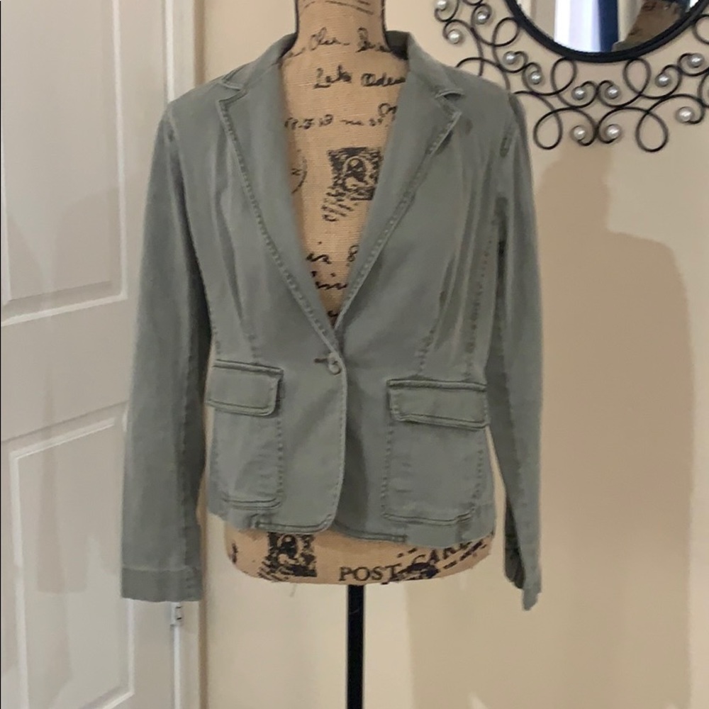 Greenish blazer